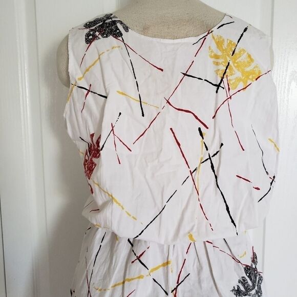 VINTAGE Paint Splater Romper Shorts - Picture 2 of 5